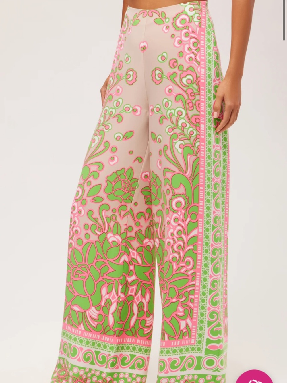 NWOT Trina Turk Wide-Leg Pants and Top Two Piece